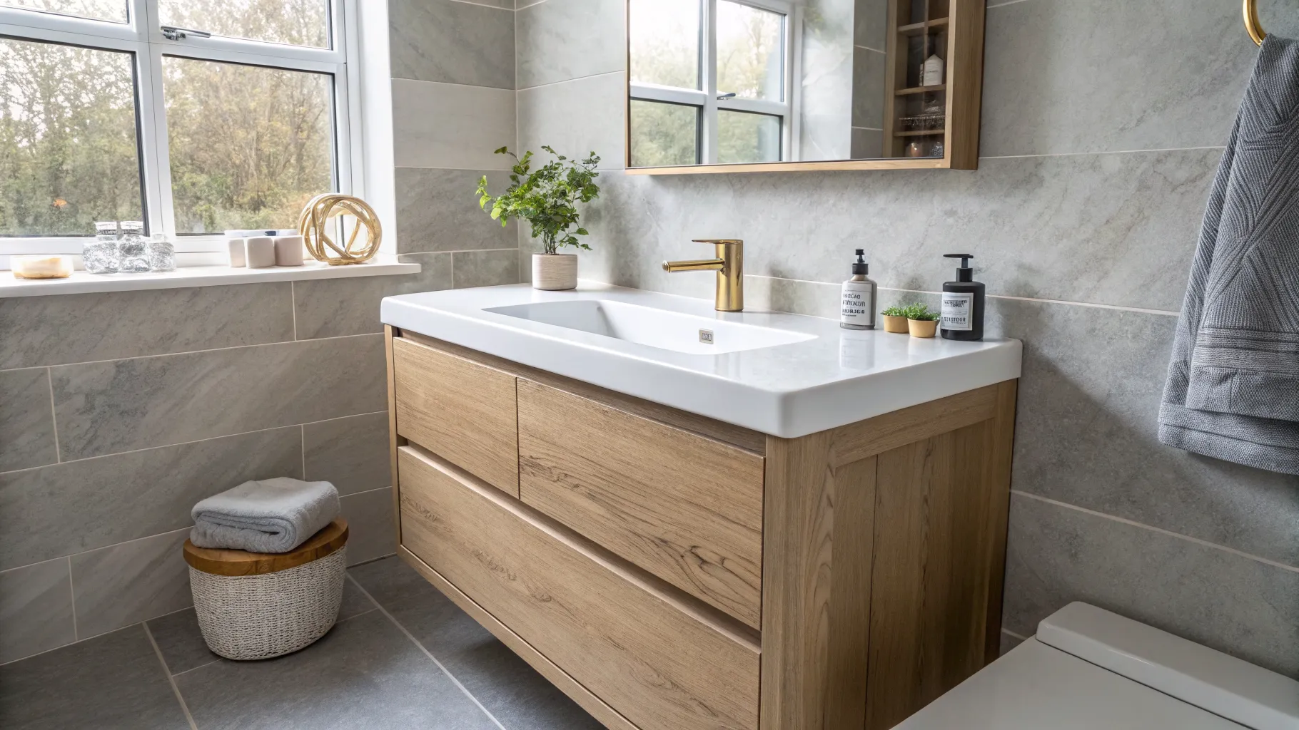 Wooden Bathroom Cabinets: Oak, Pine, and Natural Wood Options